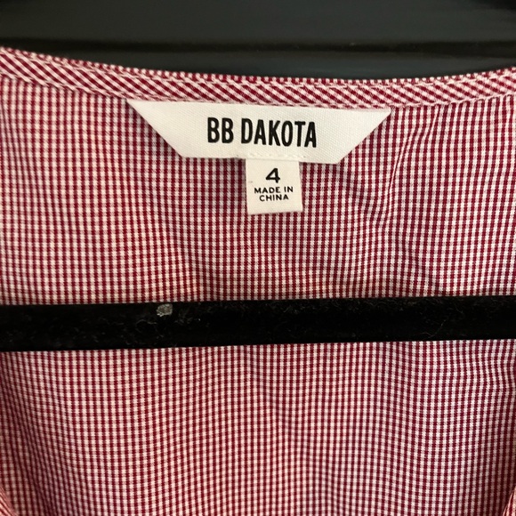 Red check summer dress - Picture 3 of 3